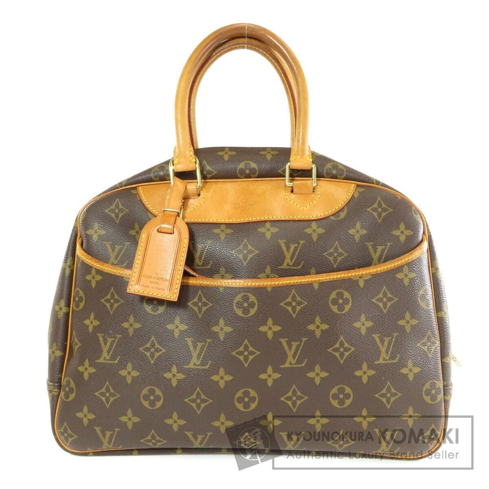 Louis Vuitton Deauville Boston Bag Monogram Canvas Brown